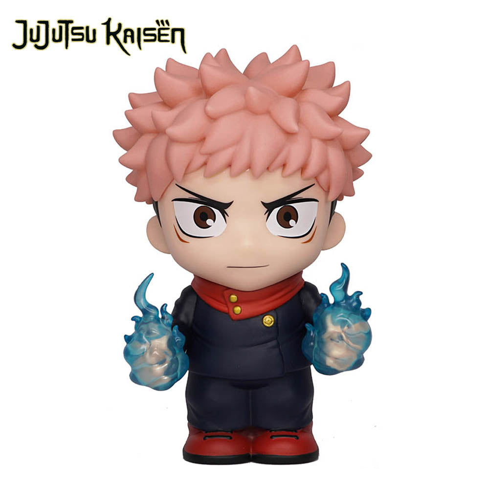 Jujutsu Kaisen Yuji Itadori 9" PVC Figural Bank | Yuji Coin Bank for Anime Collectors