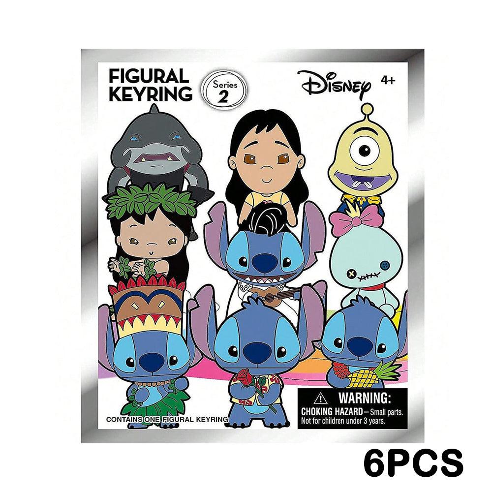 Disney Stitch Series 2 Blind Box 3D Foam Bag Clip Collectible Keychain