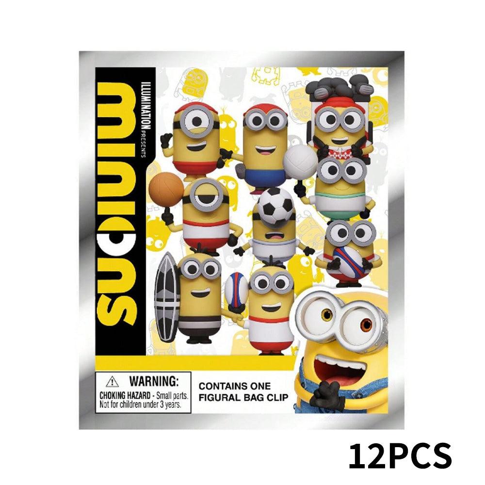 Minions Sports Series Blind Box 3D Foam Bag Clip Collectible Keychain