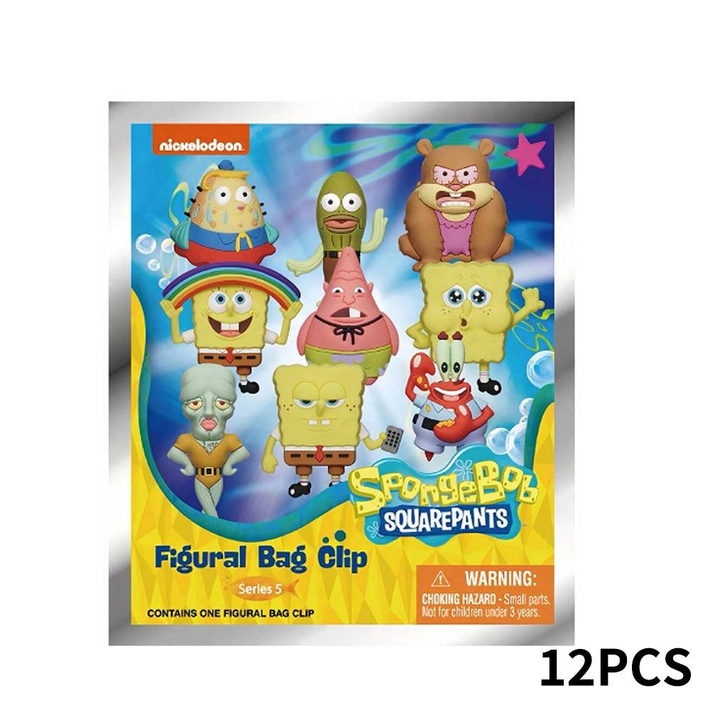 SpongeBob SquarePants Series 5 Blind Box 3D Foam Bag Clip Collectible Keychain