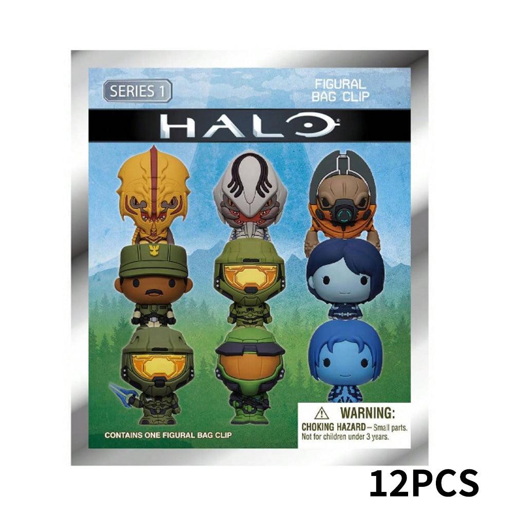 HALO Series 1 Blind Box 3D Foam Bag Clip Collectible Keychain