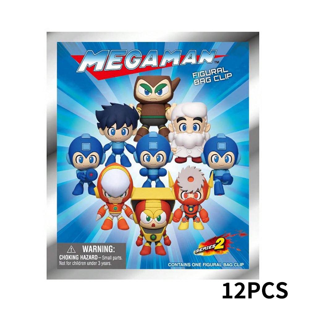 Mega Man Series 2 Blind Box 3D Foam Bag Clip Collectible Keychain