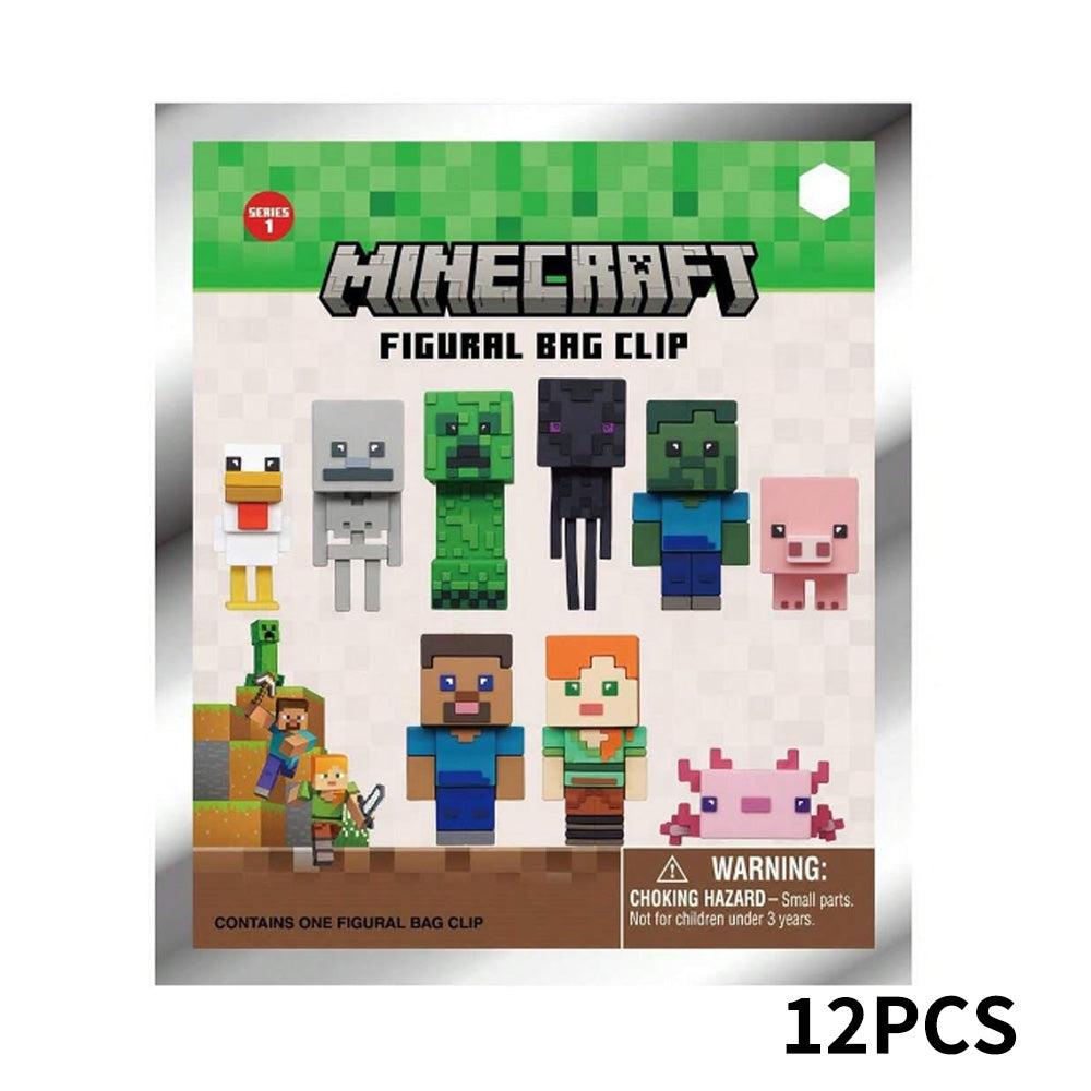 Minecraft Series 1 Blind Box 3D Foam Bag Clip Collectible Keychain