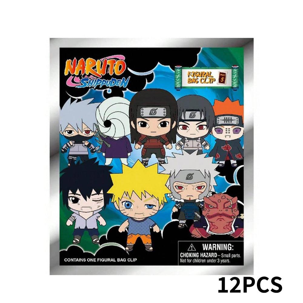 Naruto Series 5 Blind Box 3D Foam Bag Clip Collectible Keychain