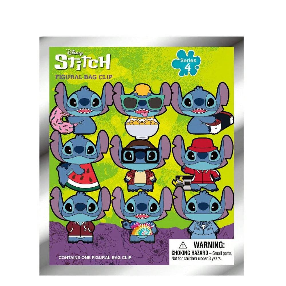 Disney Stitch Series 4 Blind Box 3D Foam Bag Clip Collectible Keychain