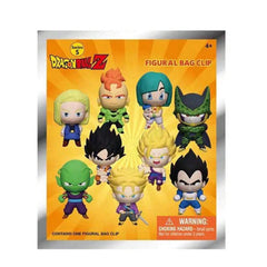 Dragon Ball Z Series 5 Blind Box 3D Foam Bag Clip Collectible Keychain