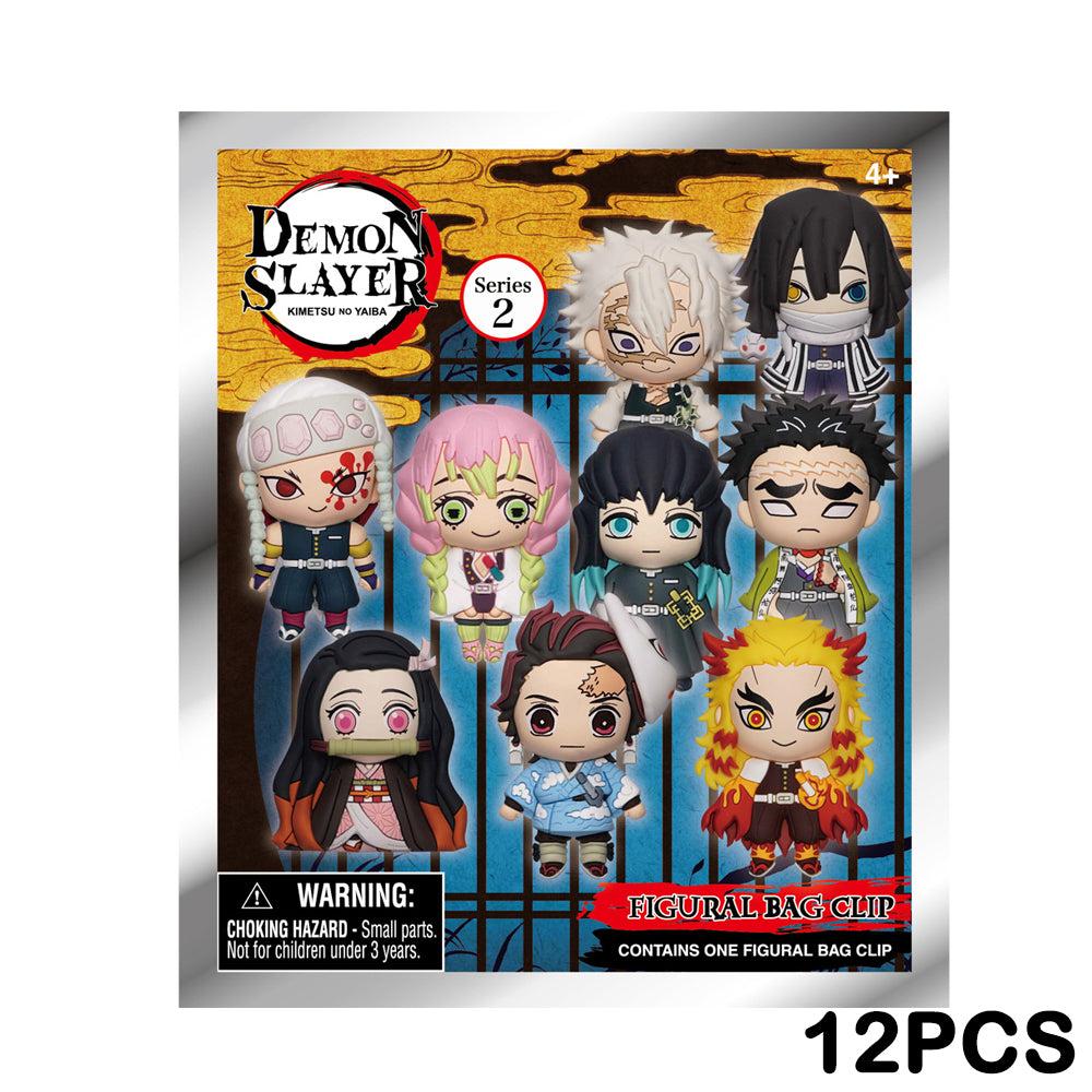 Demon Slayer Series 2 Blind Box 3D Foam Bag Clip Collectible Keychain