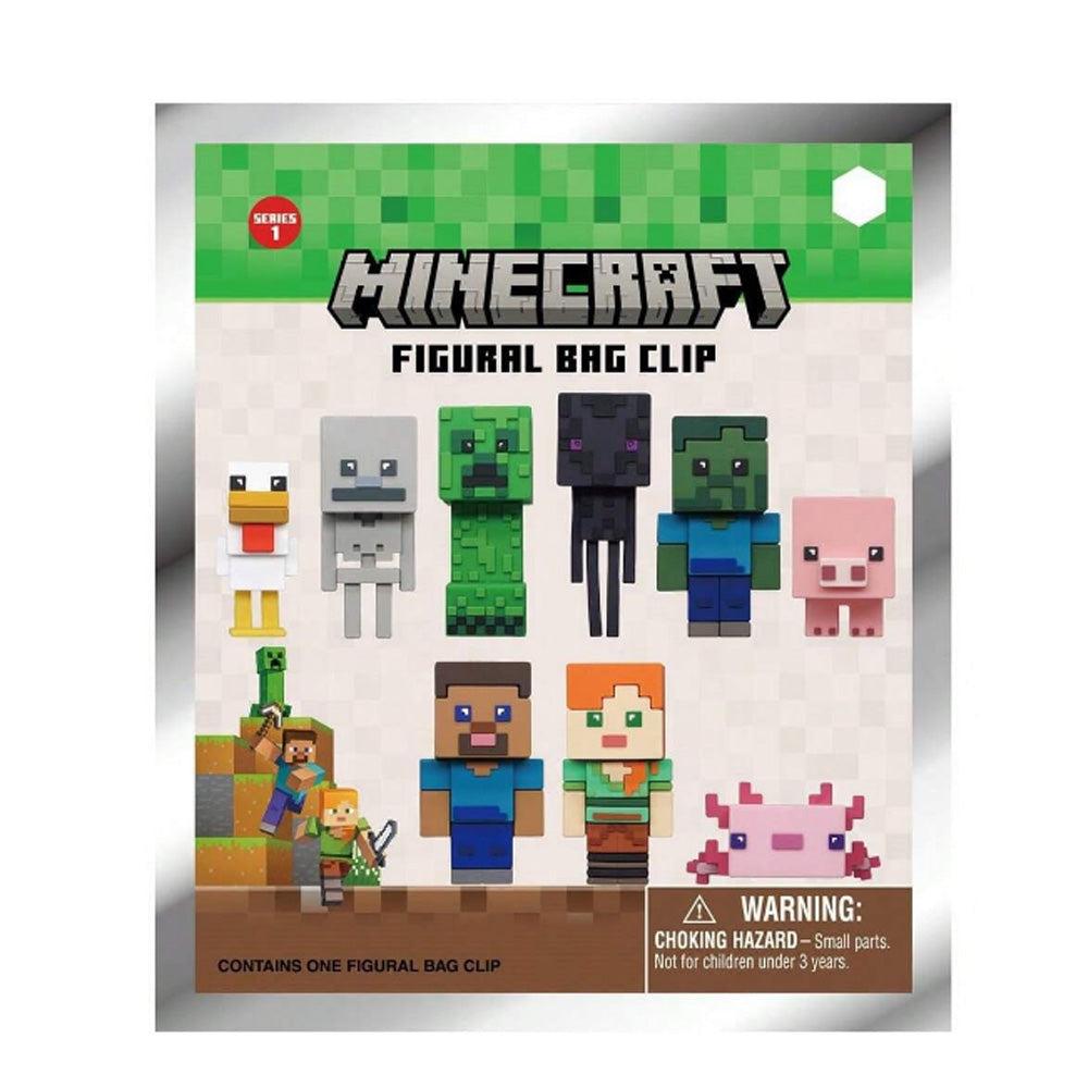 Minecraft Series 1 Blind Box 3D Foam Bag Clip Collectible Keychain