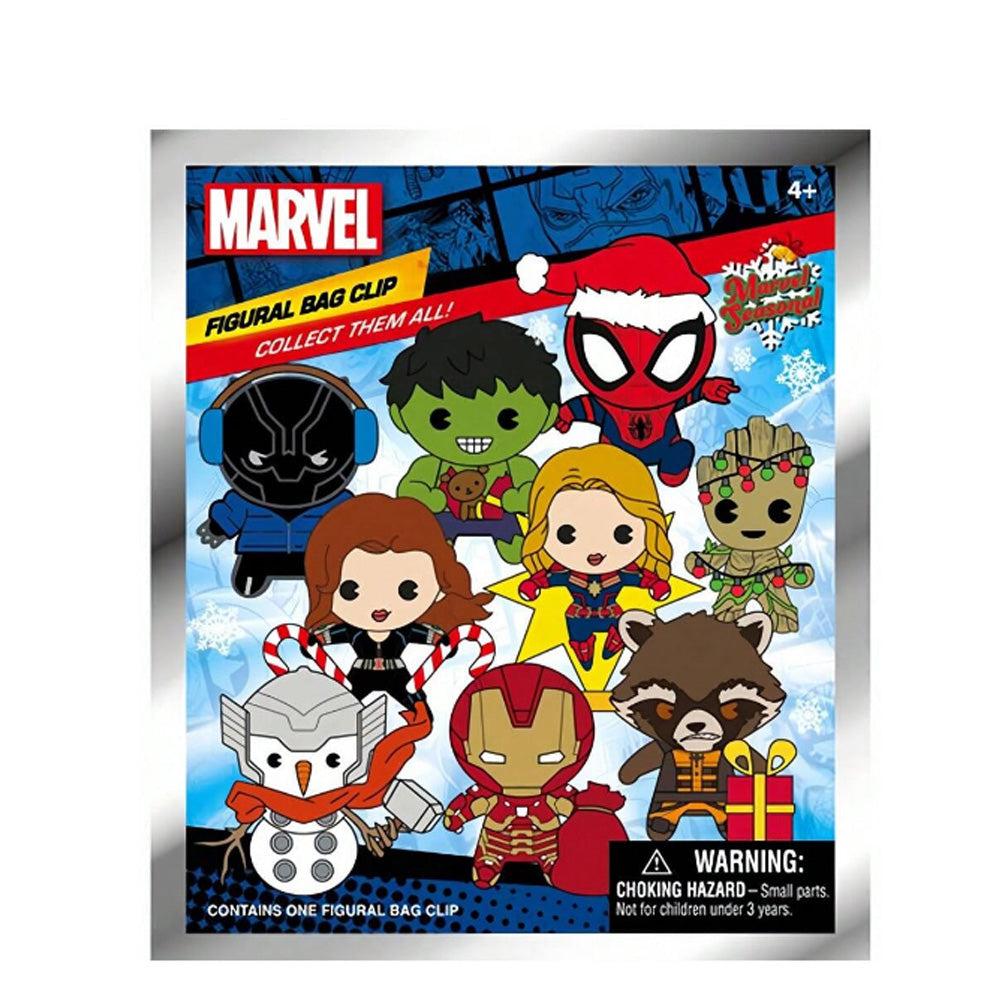 Marvel Seasonal Holiday Collection Blind Box 3D Foam Bag Clip Collectible Keychain