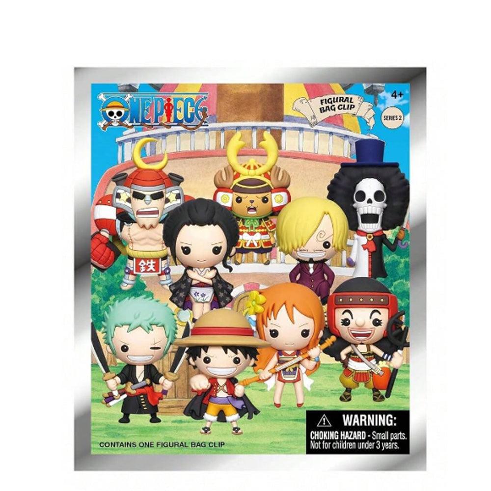 ONE PIECE Series 2 Blind Box 3D Foam Bag Clip Collectible Keychain