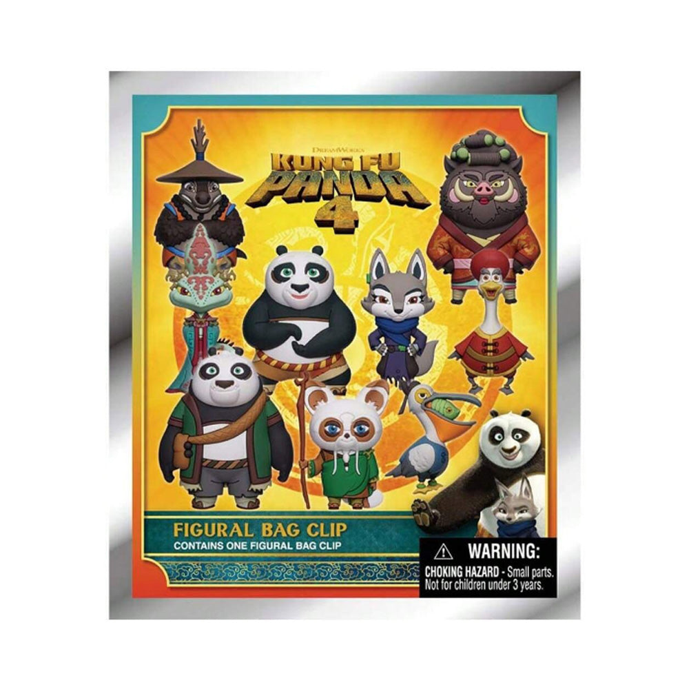 Kung Fu Panda 4 Series Blind Box 3D Foam Bag Clip Collectible Keychain