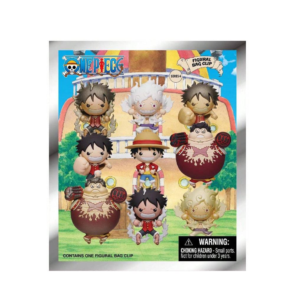 ONE PIECE Series 4 Blind Box 3D Foam Bag Clip Collectible Keychain