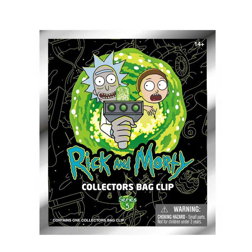 Rick and Morty Series 5 Blind Box 3D Foam Bag Clip Collectible Keychain