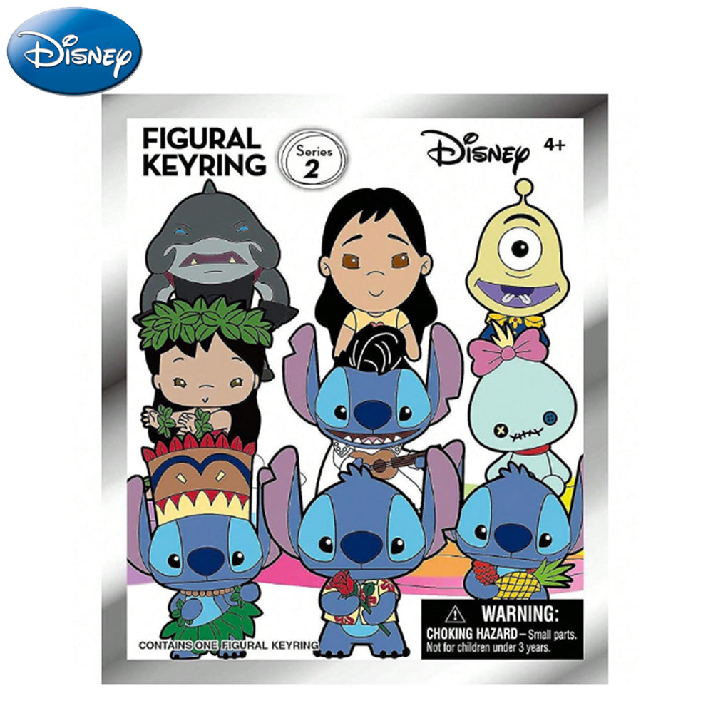 Disney Stitch Series 2 Blind Box 3D Foam Bag Clip Keychain