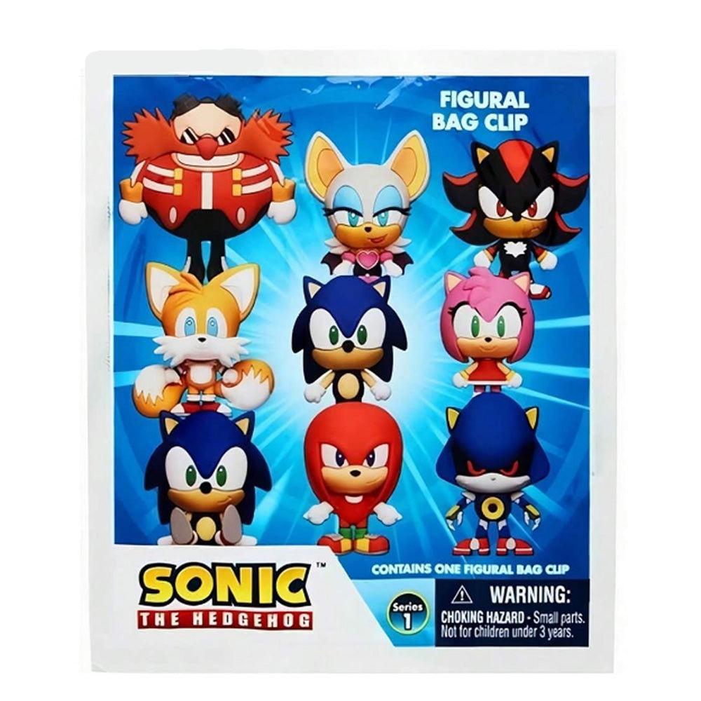 Sonic the Hedgehog Series 1 Blind Box 3D Foam Bag Clip Collectible Keychain