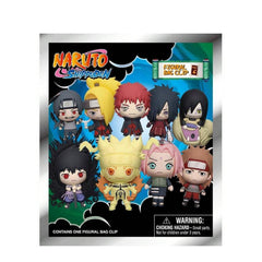 NARUTO Series 6 Blind Box 3D Foam Bag Clip Collectible Keychain