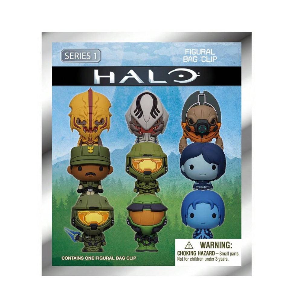 HALO Series 1 Blind Box 3D Foam Bag Clip Collectible Keychain