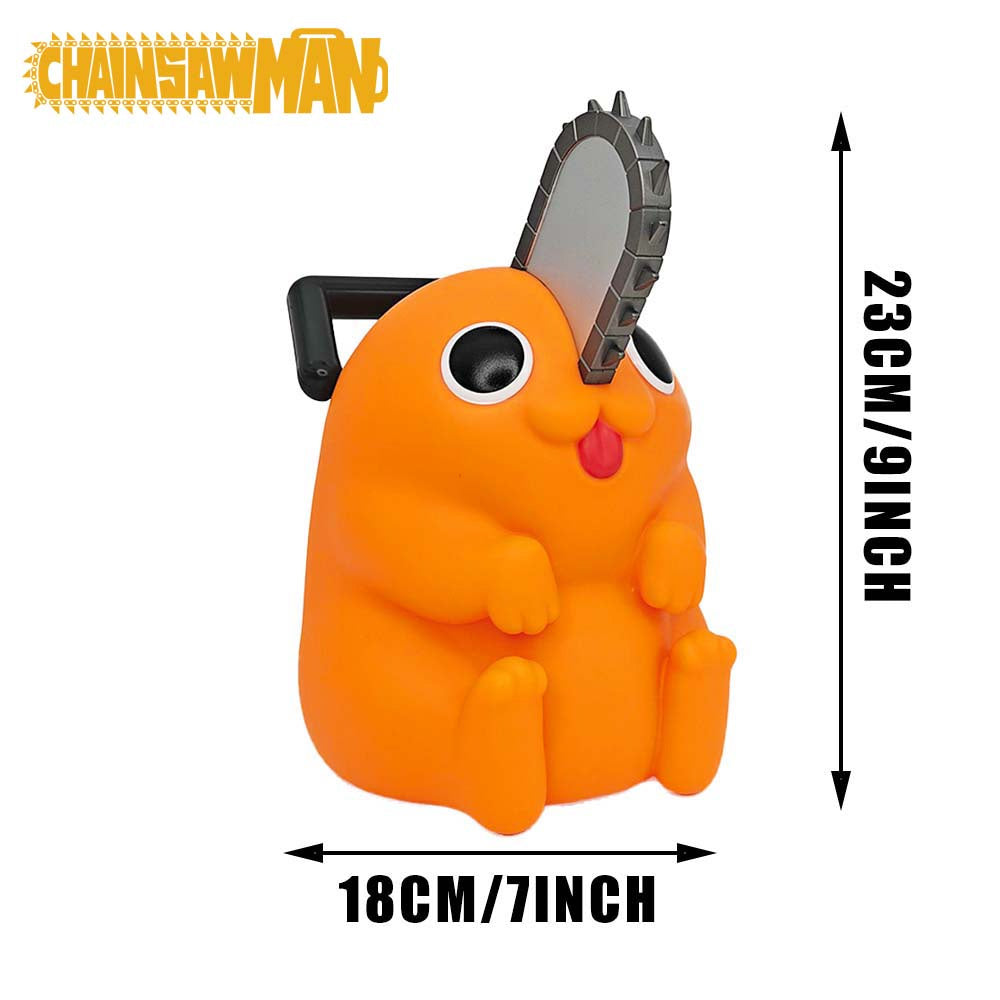 Chainsaw Man Pochita 9" PVC Figural Bank | Pochita Coin Bank for Anime Fans