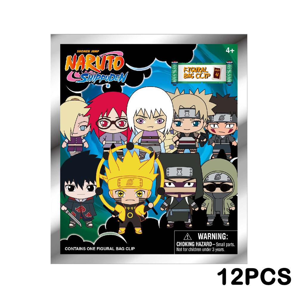 Naruto Series 4 Blind Box 3D Foam Bag Clip Collectible Keychain