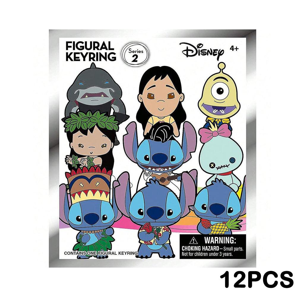 Disney Stitch Series 2 Blind Box 3D Foam Bag Clip Collectible Keychain