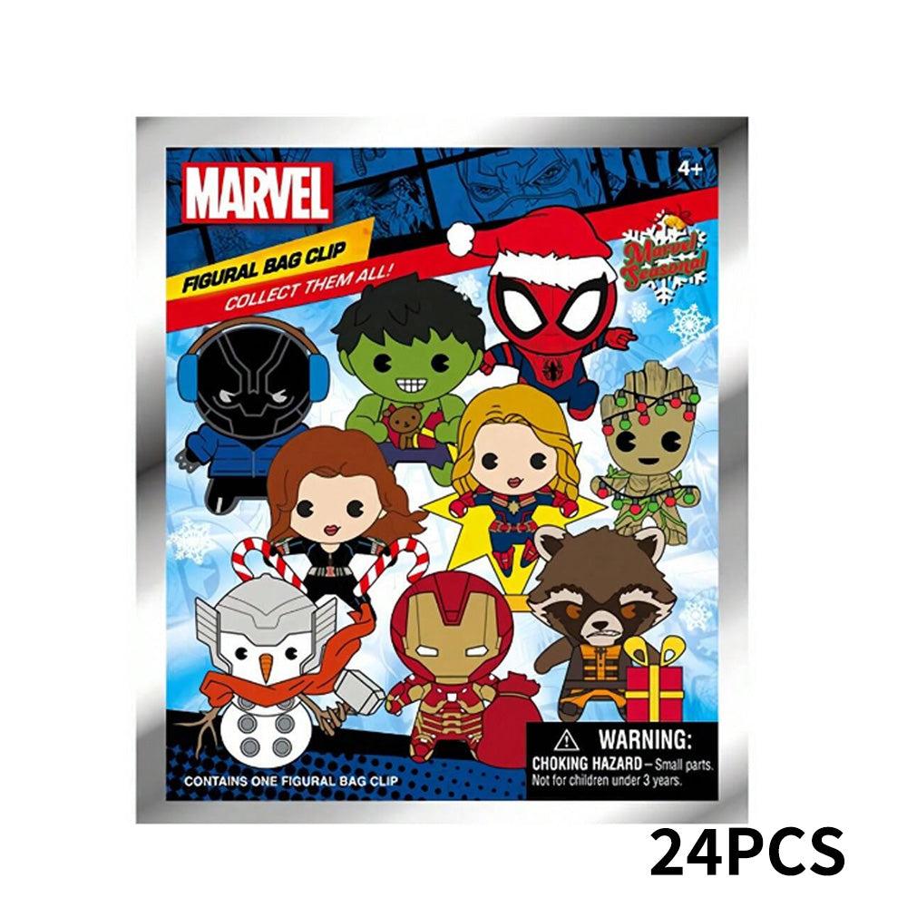 Marvel Seasonal Holiday Collection Blind Box 3D Foam Bag Clip Collectible Keychain