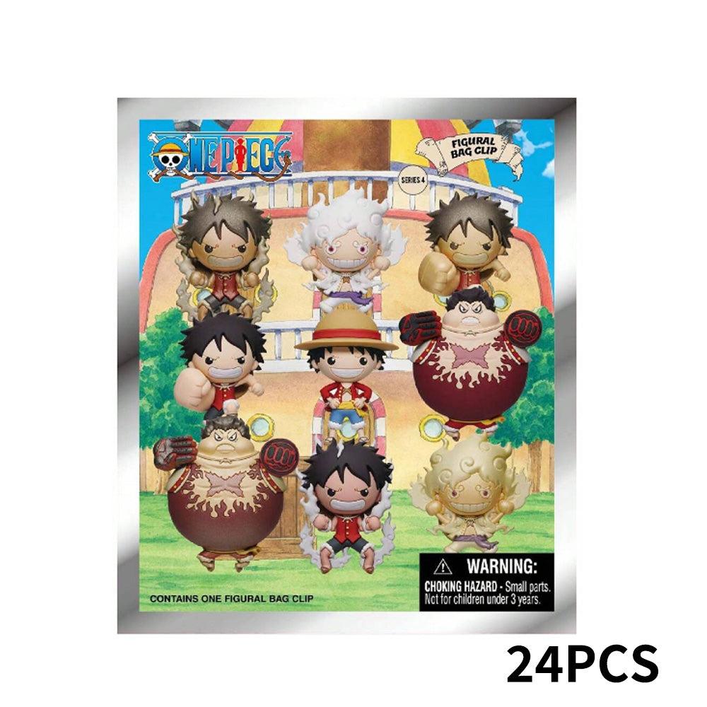 ONE PIECE Series 4 Blind Box 3D Foam Bag Clip Collectible Keychain