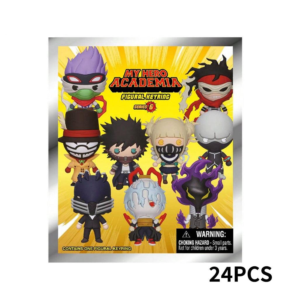 My Hero Academia Series 6 Blind Box 3D Foam Bag Clip Collectible Keychain