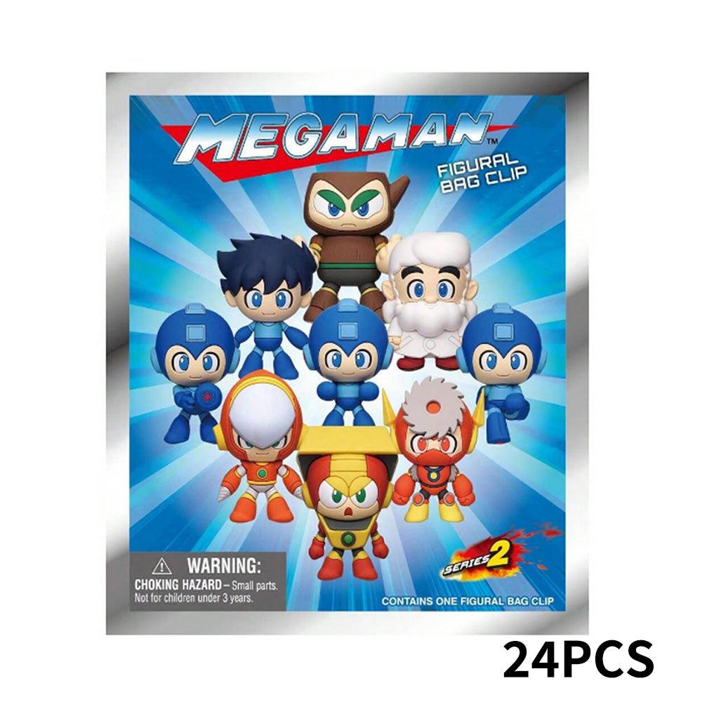 Mega Man Series 2 Blind Box 3D Foam Bag Clip Collectible Keychain