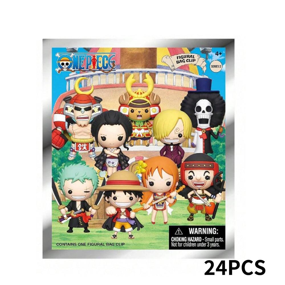 ONE PIECE Series 2 Blind Box 3D Foam Bag Clip Collectible Keychain