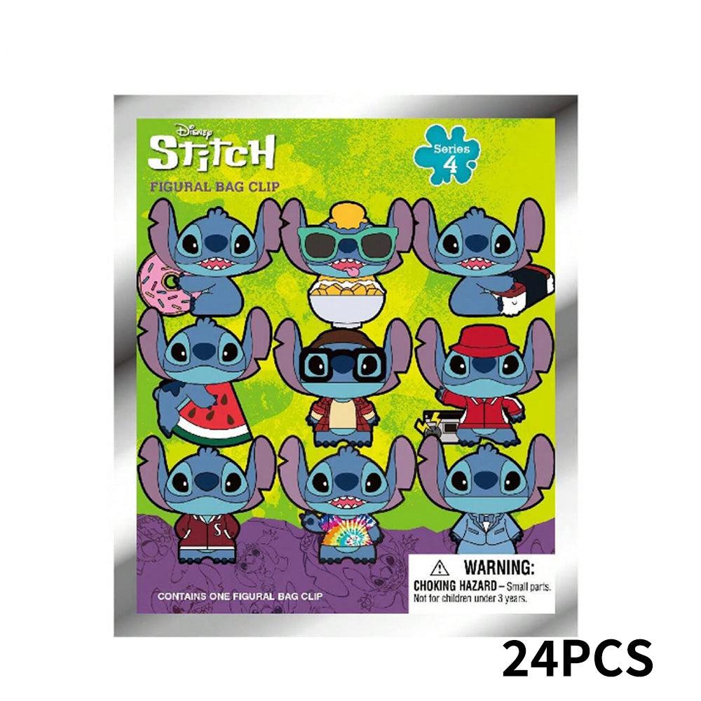 Disney Stitch Series 4 Blind Box 3D Foam Bag Clip Collectible Keychain