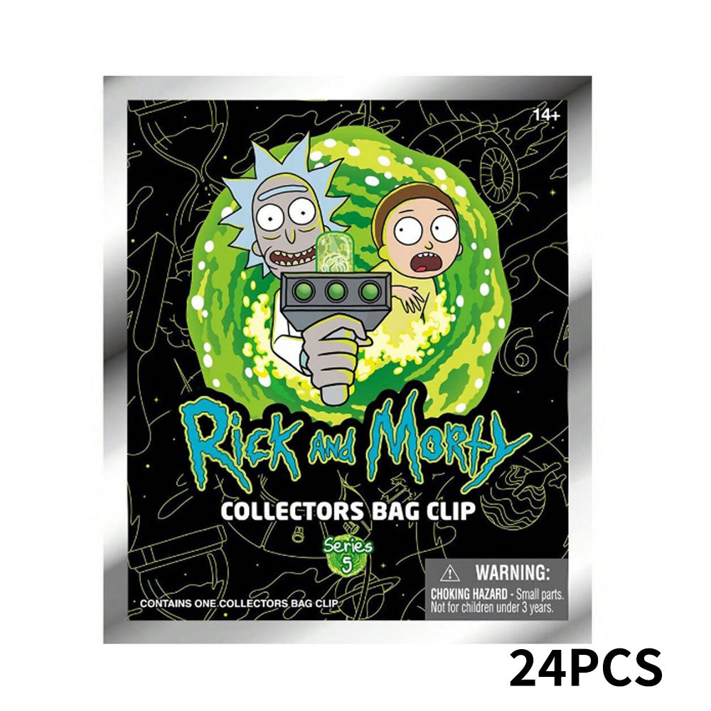 Rick and Morty Series 5 Blind Box 3D Foam Bag Clip Collectible Keychain