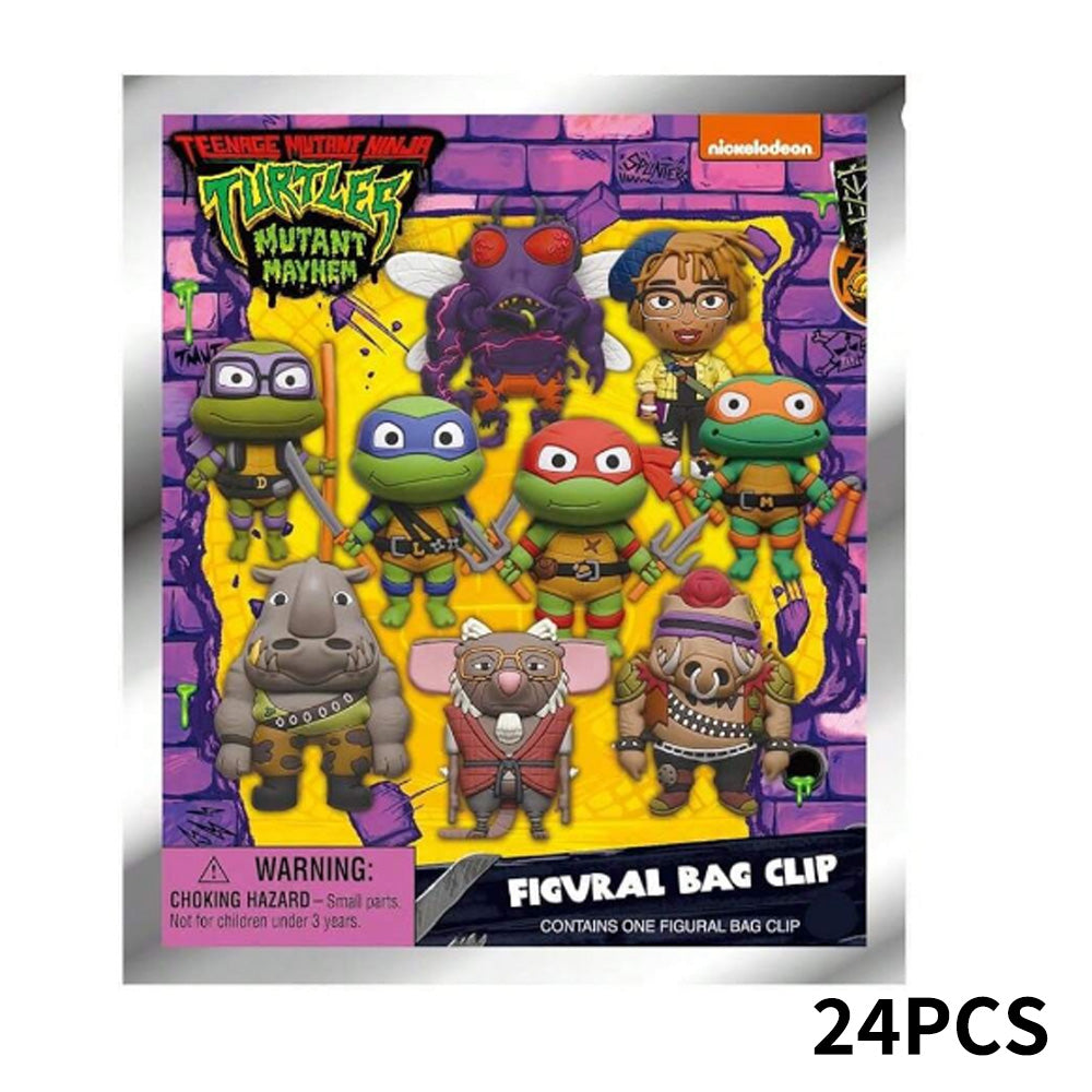 Teenage Mutant Ninja Turtles Blind Box 3D Foam Bag Clip Collectible Keychain