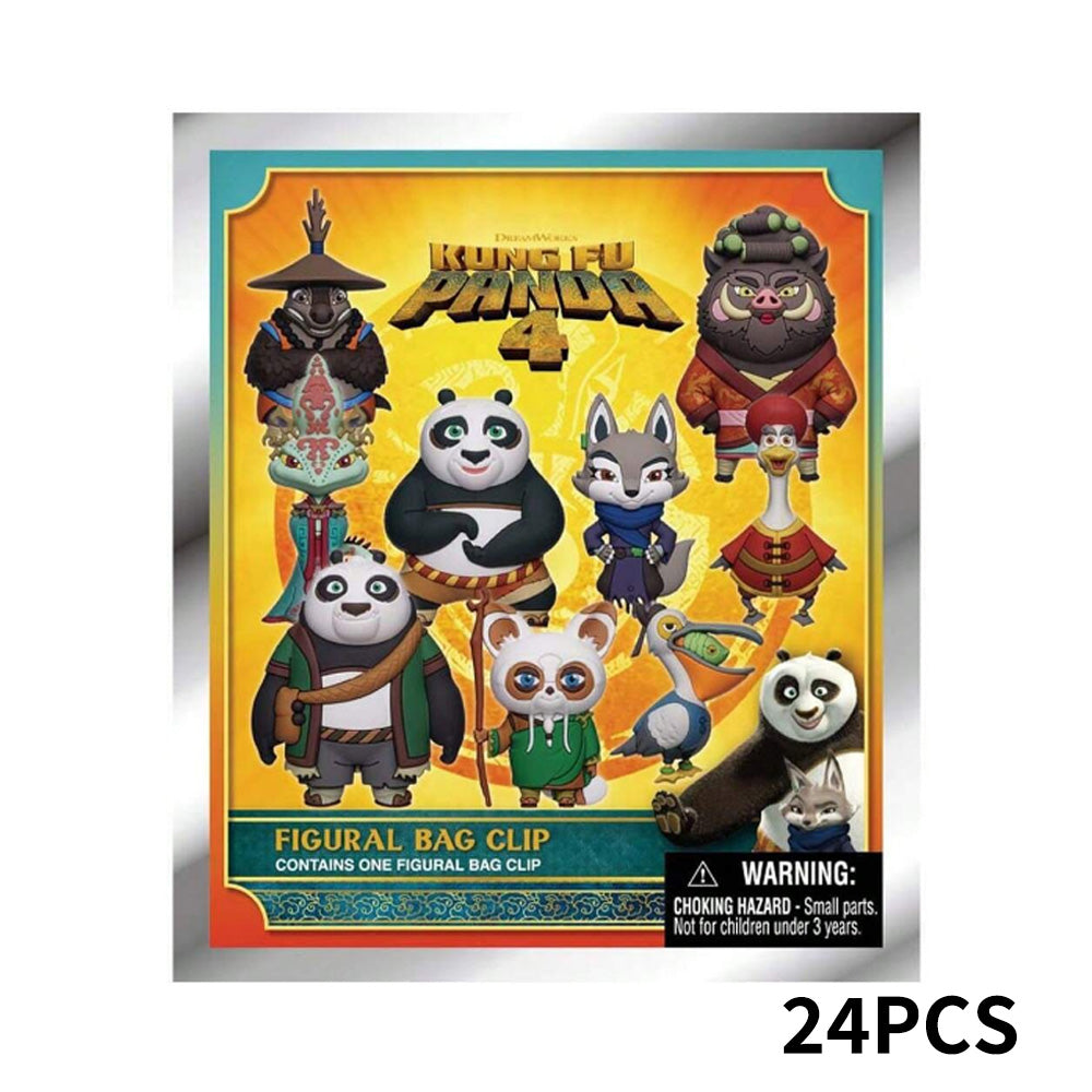 Kung Fu Panda 4 Series Blind Box 3D Foam Bag Clip Collectible Keychain