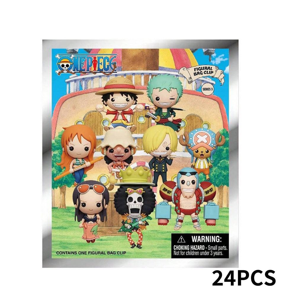 ONE PIECE Series 3 Blind Box 3D Foam Bag Clip Collectible Keychain