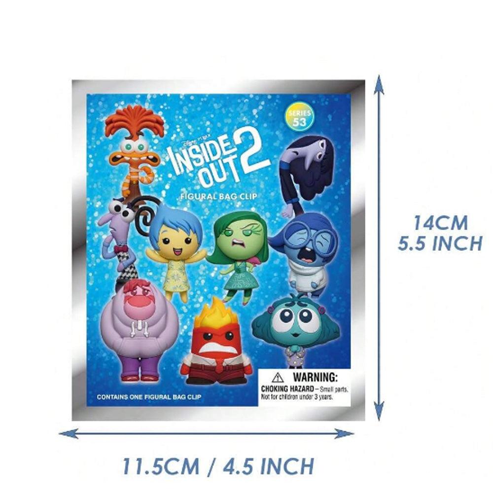 Disney Inside Out 2 Series Blind Box 3D Foam Bag Clip Collectible Keychain