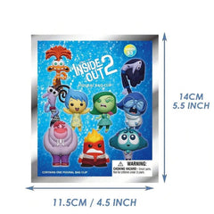 Disney Inside Out 2 Series Blind Box 3D Foam Bag Clip Collectible Keychain