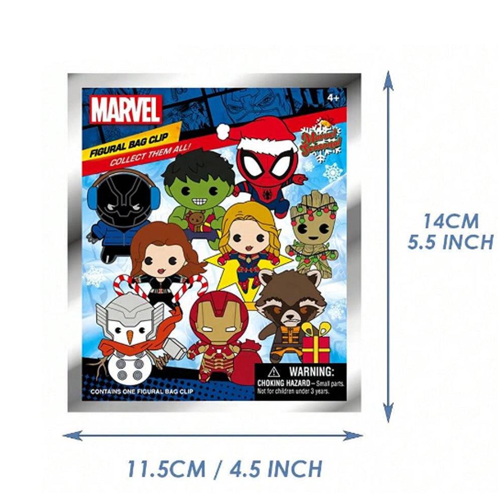 Marvel Seasonal Holiday Collection Blind Box 3D Foam Bag Clip Collectible Keychain