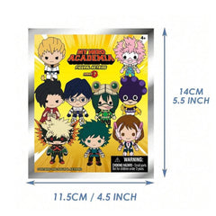 My Hero Academia Series 7 Blind Box 3D Foam Bag Clip Collectible Keychain