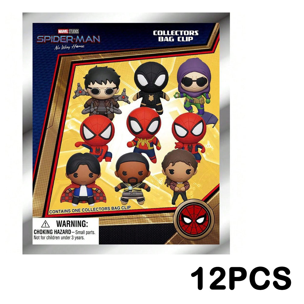 Marvel Spider-Man Blind Box 3D Foam Bag Clip Collectible Keychain