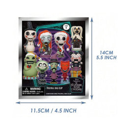 Disney The Nightmare Before Christmas Series 9 Blind Box 3D Foam Bag Clip Collectible Keychain