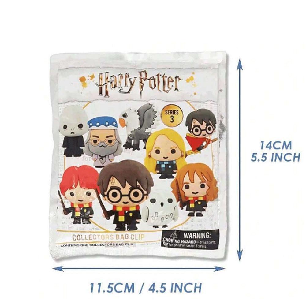 Harry Potter Series 3 Blind Box 3D Foam Bag Clip Collectible Keychain