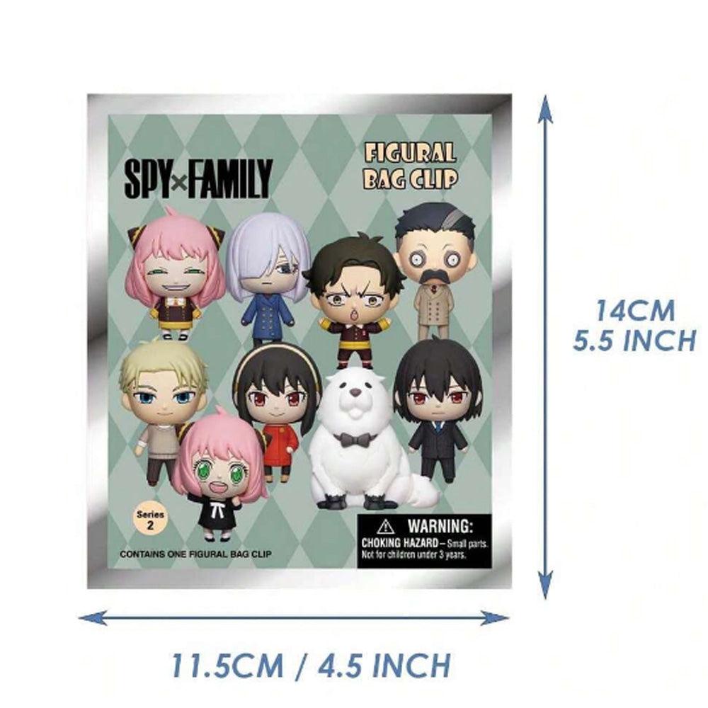 Spy x Family Series 2 Blind Box 3D Foam Bag Clip Collectible Keychain