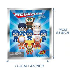 Mega Man Series 2 Blind Box 3D Foam Bag Clip Collectible Keychain