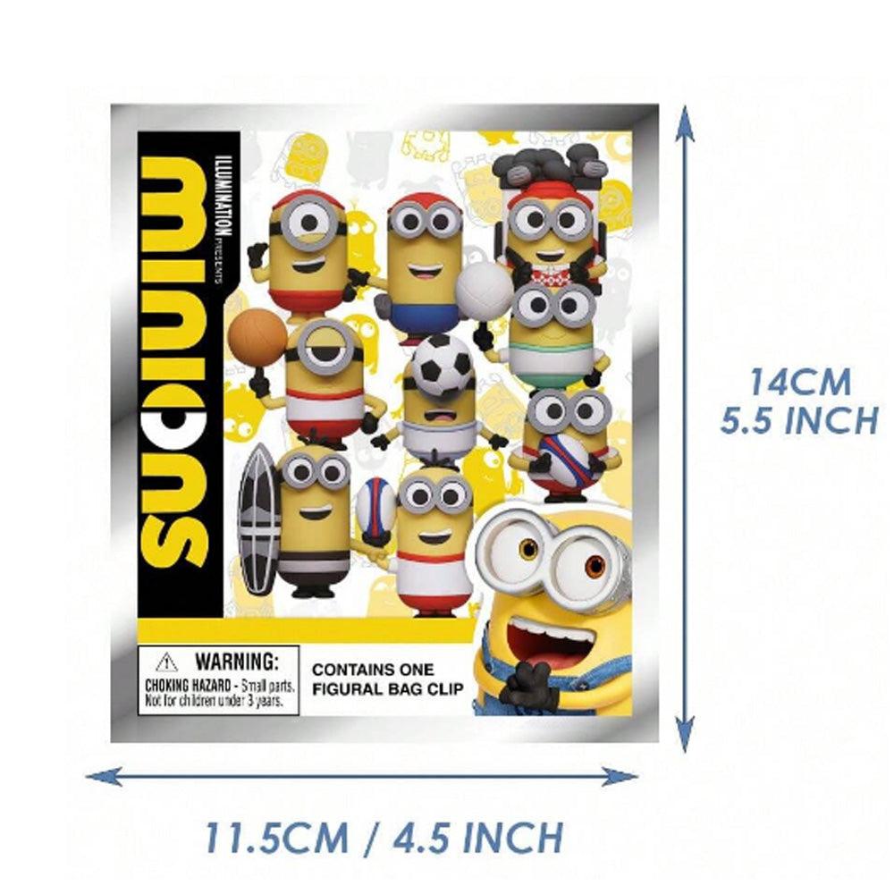 Minions Sports Series Blind Box 3D Foam Bag Clip Collectible Keychain