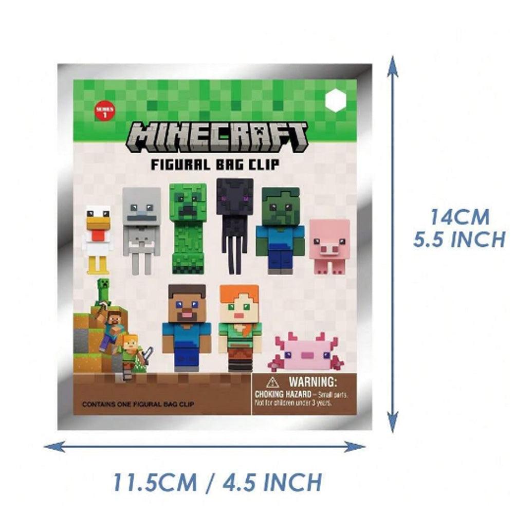 Minecraft Series 1 Blind Box 3D Foam Bag Clip Collectible Keychain