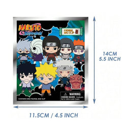 Naruto Series 5 Blind Box 3D Foam Bag Clip Collectible Keychain