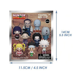 HUNTER×HUNTER Series 3 Blind Box 3D Foam Bag Clip Collectible Keychain