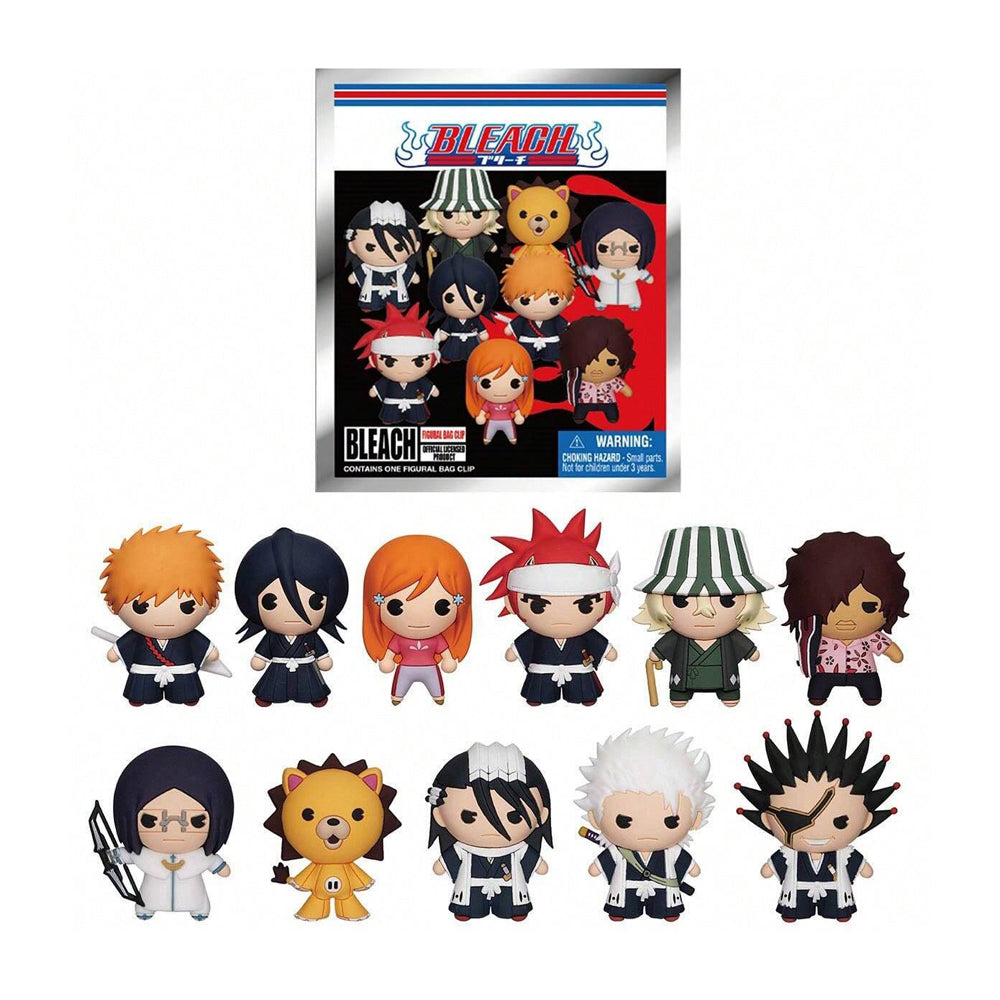 BLEACH Series Blind Box 3D Foam Bag Clip Collectible Keychain