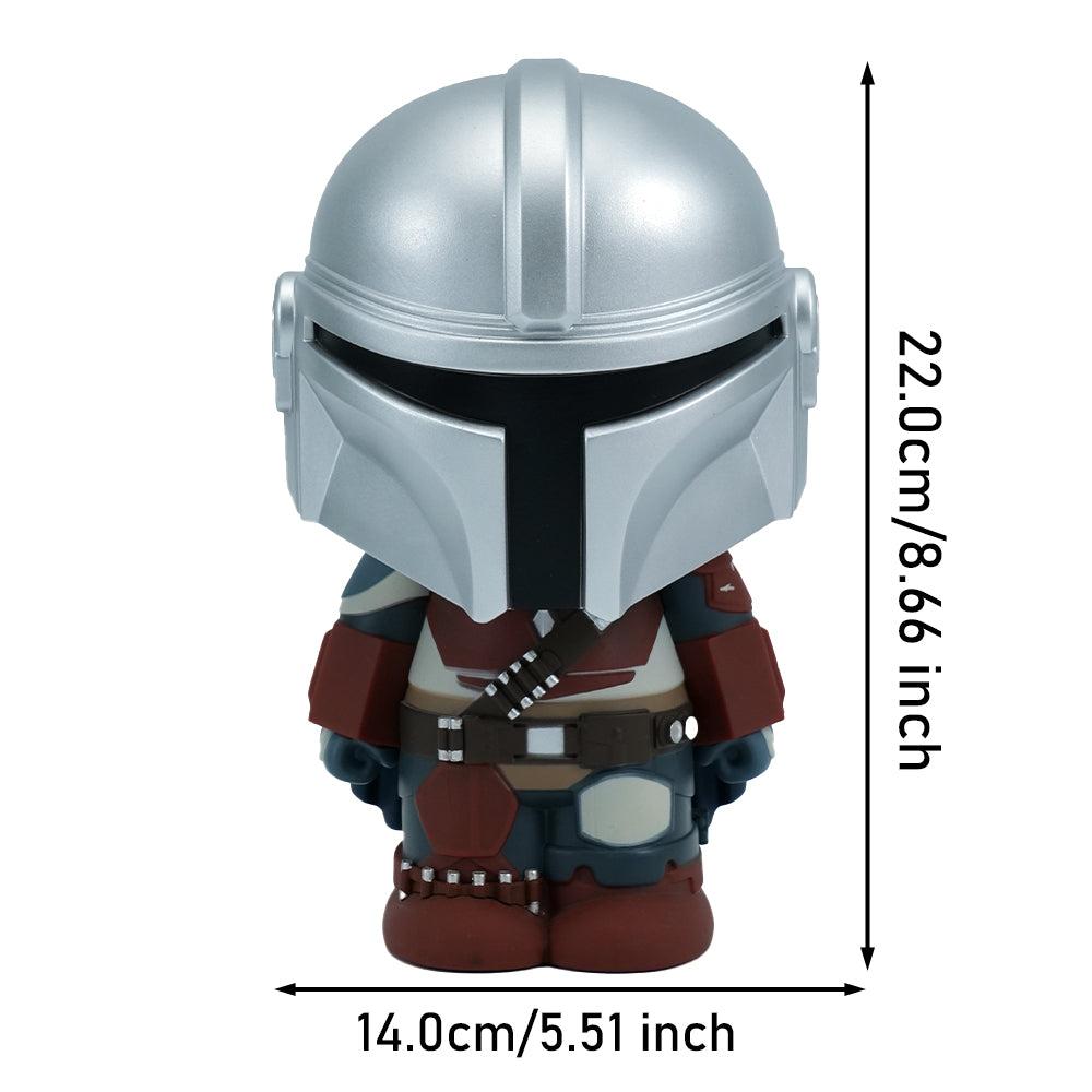 Star Wars The Mandalorian 8.66" PVC Bank | Mandalorian Coin Bank for Star Wars Fans