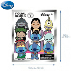 Disney Stitch Series 2 Blind Box 3D Foam Bag Clip Keychain